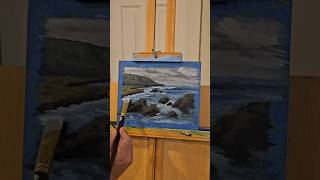 Oil Painting  learning from an Andrew Tischler art oilpainting painting seascape [upl. by Suiremed709]