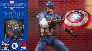 Mafex No 220 CAPTAIN AMERICA Classic Suit WW2 The Winter Soldier MCU Movie Figure Review [upl. by Laohcin]