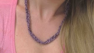 DIY Necklace Tutorial  Tolle Kette aus Miniperlen selber machen Anleitung [upl. by Briney]