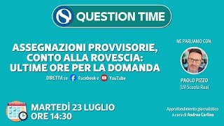 Assegnazioni provvisorie conto alla rovescia ultime ore per la domanda [upl. by Ynos]