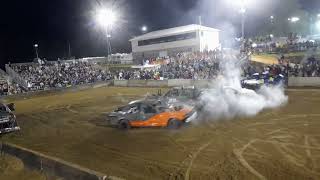 Pasco County Fair 2023 Demolition Derby Consolation Heat [upl. by Ayhtak]