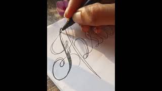 Ipsa😇❤ calligraphy lettering names music handwriting lettering [upl. by Wamsley158]