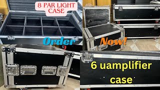 Flight case price  amplifier flight case  6U rack case  amplifier rack  par light flight case [upl. by Yarod]