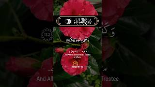 Surah AnNisa Ayat 131132  Beautiful Recitation by Saad AlGhamdi  quran recitation  shorts [upl. by Sucramraj176]