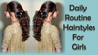 Different attractive girls hairstyle│ Hairstyle for girls and ladies│ Simple and easy hairstyle [upl. by Talanta590]