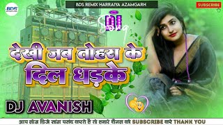 Dekhi Jab tohara Ke Dil Dhadke Dj Remix InstagramViral Bhojpuri Dj Song Dj Avanish 2024 [upl. by Ytirahs]