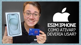 eSIM Motivos para USAR e como CONFIGURAR no iPhone 15 TIM [upl. by Lynda]