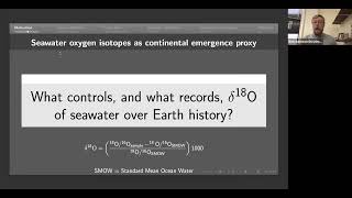 Oxygen isotopes in hydrothermally altered ocean crust record seawater δ18O   Benjamin Johnson [upl. by Audly]