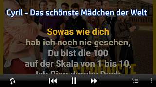 🎵 Das schönste Mädchen der Welt SingAlong Lyrics [upl. by Christophe981]