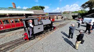 Talyllyn Railway amusing incident  misunderstanding at Tywyn Wharf Station  29th August 2024 [upl. by Bulley]