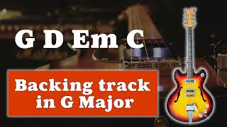 G MAJOR BACKING TRACK  100 Bpm [upl. by Ahserkal]