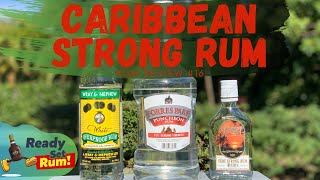 Rum Review Caribbean Strong Rums Wray amp Nephew VS Puncheon VS Sunset wrayandnephew puncheon [upl. by Bernice2]