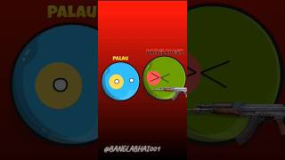 Palau 🇵🇼 ❤️ 🇧🇩 Bangladesh 💀 banglabhai001 countryballs [upl. by Shamus]