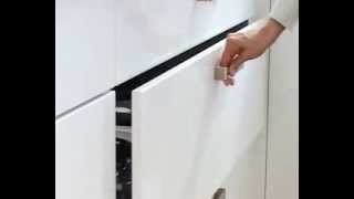 Adhesive Drawer Cupboard Lock [upl. by Ilonka]