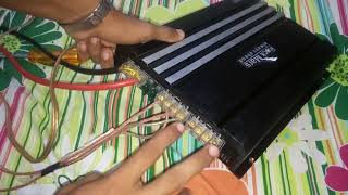 How to install Car Amplifier At Home amp wiring and tune setting completed detail in Hindiurdu [upl. by Treat]