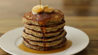 Healthy Banana Oatmeal Pancakes [upl. by Stoddart]