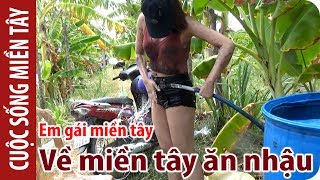 Bắt cá ở miền tây vừa xong đem lên làm món nhậu dân dã mới ngon  EGMT về bình đại [upl. by Airekat]