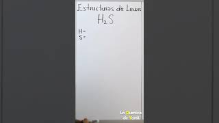 Estructuras de Lewis H₂S Short [upl. by Epilihp]