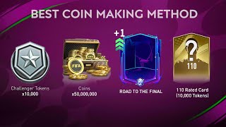 HOW TO MAKE LOTS OF COINS amp Maximise Challenger Tokens  FIFA MOBILE [upl. by Eadrahs222]