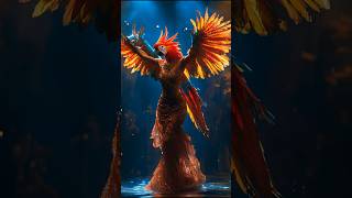 A woman and a parrot merged together talent cute magiciangottalent gottalentmagician marvel [upl. by Ita]