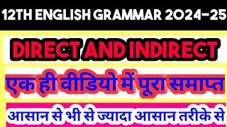 Direct and indirect speech class 12  narration class 12  class 12 narration in english grammar [upl. by Adiasteb454]