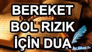 Bereket Bol Rızık Ve İşsizlikten Kurtulmak İçin Zenginlik Duası Olana Kadar Okunmalı [upl. by Urien]