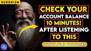 ⚠️CHECK YOUR BANK ACCOUNT 10 MINUTES AFTER YOU HEAR THIS UNEXPECTED MONEY  Buddhist teachings⚠️ [upl. by Anitsrik]