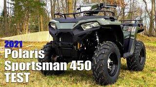 2021 Polaris Sportsman 450 EPS Test Review [upl. by Siahc]