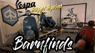 Vespa Super Sprint Barnfinds [upl. by Jarvis]