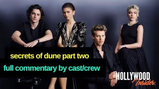 A Full Commentary amp Secrets on Dune Part Two  Timothee Chalamet Zendaya Austin Butler Tell All [upl. by Rebm]