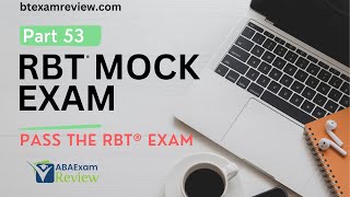 RBT® Mock Exam  RBT® Exam Review Practice Exam  RBT® Test Prep Part 53 [upl. by Beffrey]