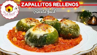 ZAPALLITOS RELLENOS en salsa RIQUISIMOS rápidos y fáciles [upl. by Tenej291]