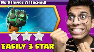 easiest way to 3 star No Strings Attached Challenge in Clash of Clans [upl. by Rtoip]