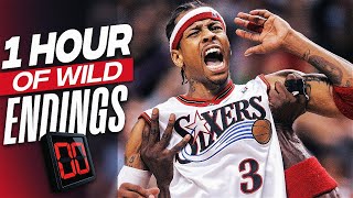 1 HOUR of Allen Iverson Being CLUTCH In WILD ENDINGS 👀🔥 [upl. by Nwahsat141]