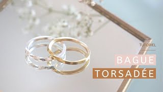 Tuto  bague simple torsadée extrait Module 4 [upl. by Hubie27]