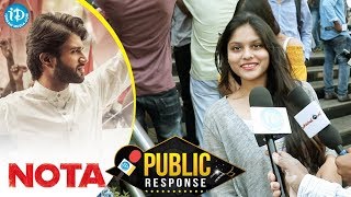 NOTA Movie Public Response  Vijay Devarakonda  Mehreen Pirzada  iDream Filmnagar [upl. by Mcdougall]