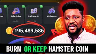 HAMSTER KOMBAT Coins VS Profit Per Hour  Burn Or Keep Coin [upl. by Oicam]