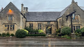 Enchanting Autumn Stroll in ShiptonunderWychwood Rainy Day Bliss in the COTSWOLDS ENGLAND [upl. by Dnomad]