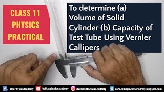 Vernier Caliper Class 11 Physics Practicals Sindh Board 2024 [upl. by Adnoloy]