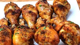 How To Make Boiled and Baked chicken drumsticks  crispy and delicious [upl. by Maddy64]