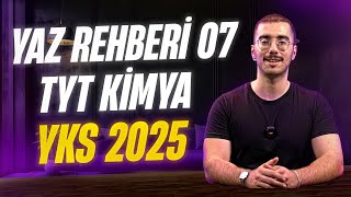 YAZ REHBERİ 07 TYT KİMYA  yks yks2025 [upl. by Erdnoed342]