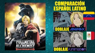 Fullmetal Alchemist Brotherhood 2009 Comparación del Doblaje Latino Original y Redoblaje [upl. by Mada]