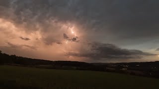 24 August 2023  Gewitter Schälchlihoger Urdorf  1849  2230 Uhr [upl. by Dorita838]