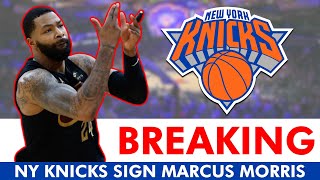 🚨 New York Knicks SIGN Marcus Morris [upl. by Talich]