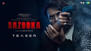 Bazooka  Official Teaser Trailer  Mammootty  Divya Pillai  GVM  B Antony  Deeno Dennis [upl. by Ellenwad]