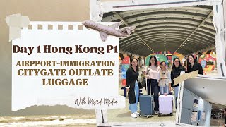 Day 1 Hong Kong  Airport Immigration amp Citygate Outlet Luggage Storage  Part 1  DJI Osmo Pocket 3 [upl. by Almire493]