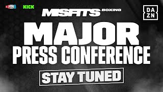 MISFITS amp DAZN X SERIES  QATAR THE SUPERCARD PRESS CONFERENCE LIVESTREAM [upl. by Tedder]