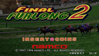 Final Furlong 2 NAMCO SYSTEM SUPER 23 MAME WorkInProgress Attract Mode [upl. by Airres]