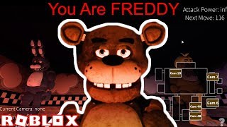 I BECAME FREDDY in Roblox FNAF VR Multiplayer [upl. by Zil472]