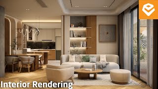 Enscape 4 For SketchUp  033 Realistic Interior Lighting With IES Light [upl. by Gyimah]